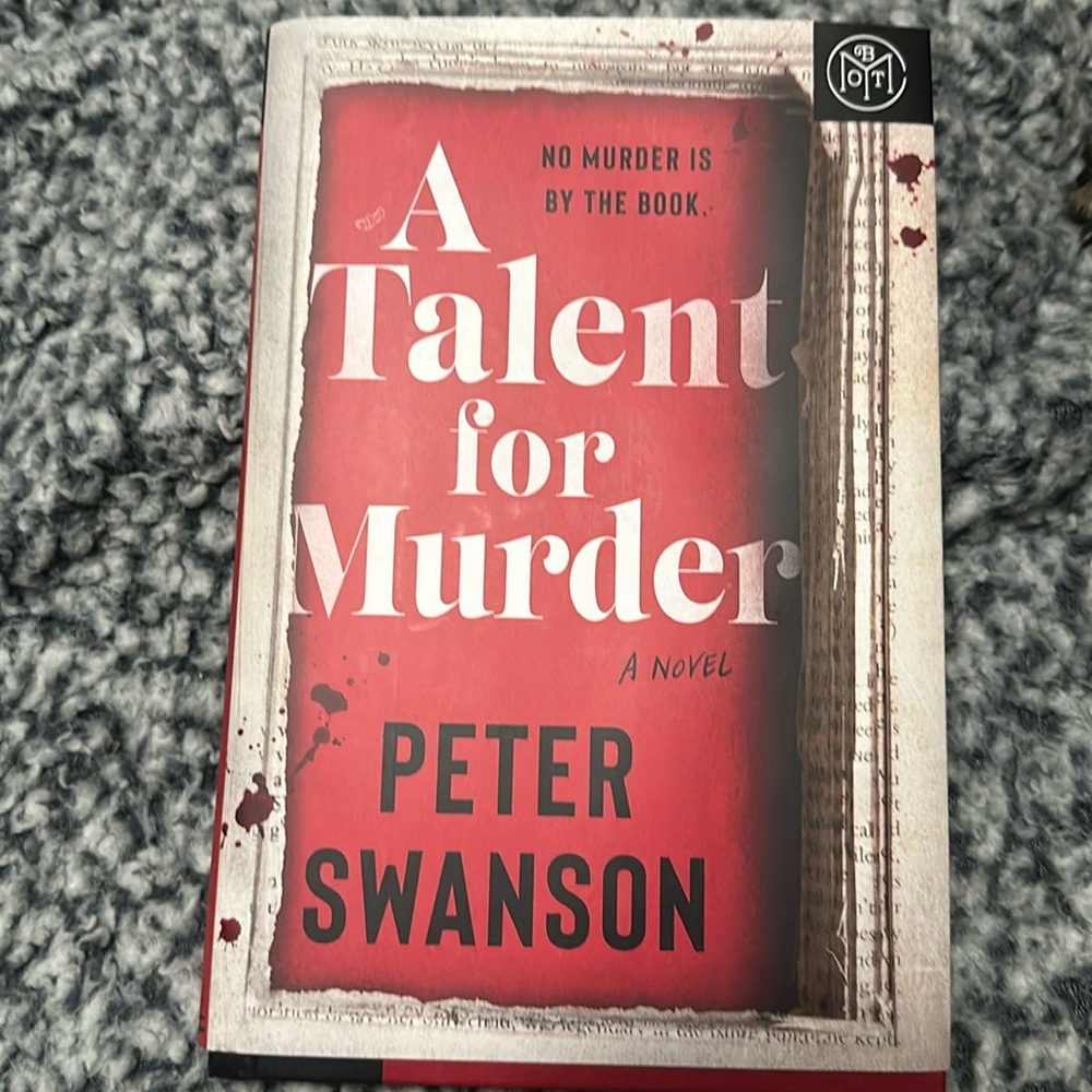 A Talent for Murder - Peter Swanson Hardcover